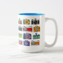 Recherche de appareils photo tasses Illustration