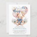 Recherche de cute teddy bear baby shower invitations Nous pouvons attendre