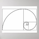Recherche de spirale fibonacci posters Maths