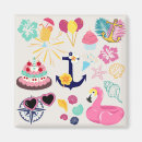 Recherche de anniversaire plage magnets Rose