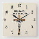 Recherche de crucifix horloges Jésus