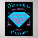 Suche nach diamanten poster Druck