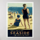 Recherche de bord mer vintage posters Balnéaire
