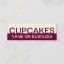 Suche nach cupcake mini visitenkarten Backen