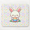Recherche de oeufs mignons tapis souris Lapin