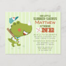 Recherche de saurus invitations Baby boy