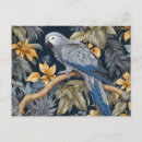 Recherche de perroquets cartes postales Feuille