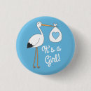Recherche de cigognes badges Bleu