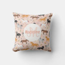 Recherche de licorne rose coussins Nom