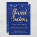 Recherche de saphir anniversaire invitations Bonbon 16