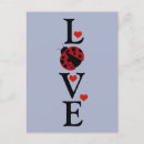 Recherche de coccinelles cartes postales Pour elle