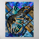 Suche nach abstrakte gitarre poster Gold