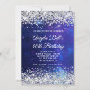 Recherche de celestial anniversaire invitations Bleu