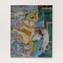 Suche nach bunte katzen puzzle Lustig