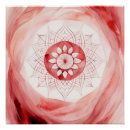 Recherche de mandala fleur posters Aquarelle