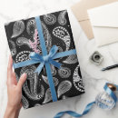 Recherche de paisley blanc papier cadeau Motif