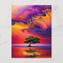 Recherche de arbre solitaire cartes postales Nature