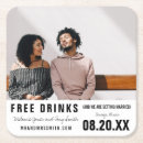 Recherche de dessous verre invitations Enregistrer la date