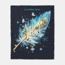 Suche nach schneeflocken decken Fleece