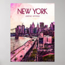 Recherche de new york skyline posters Vintage