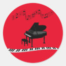 Recherche de piano autocollants Notes musicales