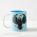Recherche de tasse de corbeau tasses Illustration