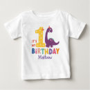 Recherche de dinosaure de bébé tshirts Premier anniversaire