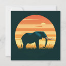 Suche nach elefant silhouette postkarten Safari