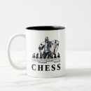 Recherche de échecs de jeu tasses Échiquier
