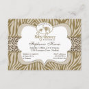 Recherche de motif zèbre invitations Neutre