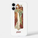 Recherche de mucha iphone coques Rétro