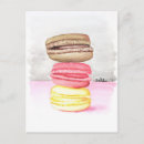 Recherche de macarons français cartes postales Rose