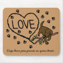 Recherche de chocolat labrador tapis souris Chien d'arrêt