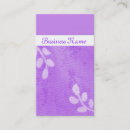 Recherche de pourpre lilas cartes visite Girly