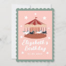 Recherche de circus anniversaire invitations Carnaval