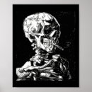 Recherche de crâne avec la cigarette posters Horreur