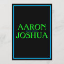 Recherche de vert fluorescent invitations Bleu
