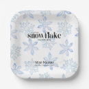 Suche nach schneeflocken teller Winter babydusche