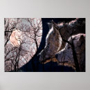 Recherche de lune et étoiles posters Arbre
