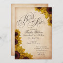 Recherche de sunflower bridal shower invitations Rétro