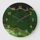 Recherche de marbre vert horloges Élégant