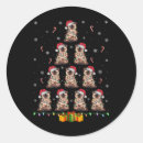 Recherche de mauvais chat autocollants Noël drôle