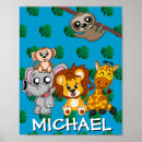 Suche nach affe und giraffe poster Für kinder