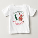 Recherche de premier noël bébé tshirts Aquarelle