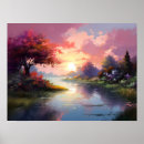 Recherche de peinture lever soleil art Coucher de soleil