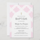 Recherche de blanc rose baptême invitations Chrétien