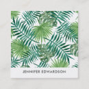 Recherche de feuille tropical cartes visite Professionnel