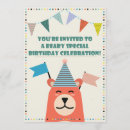 Recherche de beary 1ans anniversaire invitations Enfants