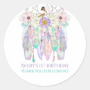 Recherche de plumes pastel autocollants Rose