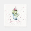 Recherche de cactus serviettes Aquarelle